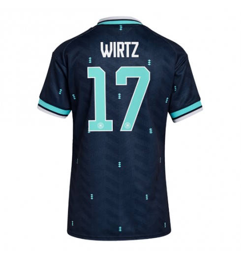 Německo Florian Wirtz #17 Venkovní Dres pro Dámské MS 2026 Krátký Rukáv Německo Florian Wirtz #17 Venkovní Dres pro Dámské MS 2026 Krátký Rukáv